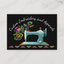 Sök efter embroidery visitkort Blommor