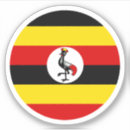 Sök efter uganda klistermärken Flagga