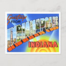 Sök efter indianapolis indiana vykort Retro