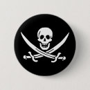 Sök efter glad flagga knappar Pirat