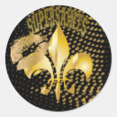 Sök efter fleur de lis klistermärken Svart