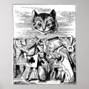 Sök efter cheshire katt posters Illustration