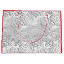 Sök efter japanskt mönster presentpåsar Vit