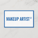 Sök efter vit visitkort Makeup artist