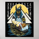 Sök efter anubis posters Hieroglyfer