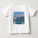 Sök efter new bebis tshirts Reseaffisch för vintage stil
