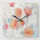 Sök efter fyrkantiga väggklockor klockor Blommigtar