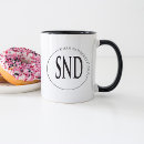 Sök efter logotypmugg hem presenter Svart och vit