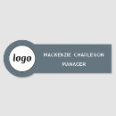 Sök efter namnbrickor skyltar Logotyp