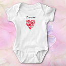 Sök efter i heart bebis tshirts Baby flicka