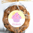 Sök efter cupcake runda klistermärken För henne