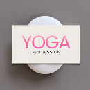 Sök efter yogastudio visitkort Elegant