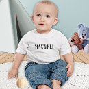 Sök efter initial bebis tshirts För barn