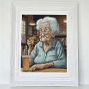 Sök efter gammal dam posters Konstig