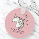 Sök efter unicorn nyckelringar Söt