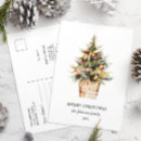 Sök efter julgran vykort Jul postkort