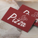 Sök efter pizza visitkort Restaurang