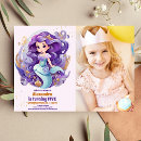 Sök efter sjöjungfru inbjudningar Guld glitter