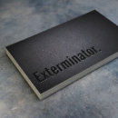 Sök efter kontroll visitkort Exterminator
