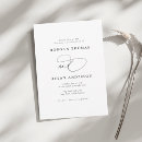 Sök efter elegant formell calligraphy inbjudningar Romantiskt vigselkort