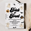 Sök efter spöke inbjudningar halloween Barn (allmänt)