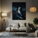 Sök efter tårar canvastryck Sorg