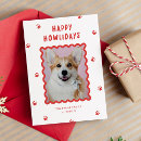 Sök efter hund för tass avtryck kort Lycklig howlidays