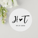 Sök efter monogram heart klistermärken Par