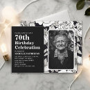 Sök efter svartvit blommigt inbjudningar Blommor