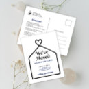 Sök efter hemadress vykort Minimalistisk