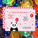 Sök efter panda kort Söt djur