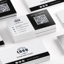 Sök efter svartvitt standard visitkort Qr kod