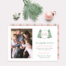 Sök efter födelse meddelande julkort Elegant