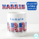 Sök efter rösta demokraten muggar Kamala harris