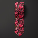 Sök efter valentin dag herr slipsar Hjärta mönster