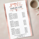 Sök efter prislistor Frisör