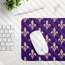 Sök efter lila fleur de lis musmattor Fransk