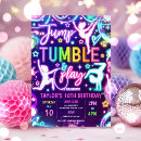 Sök efter gymnastik gymnast inbjudningar Gymnastikfödelsedagsfest