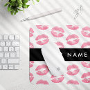 Sök efter läppstift musmattor Kyss