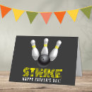 Sök efter bowlingen För honom