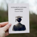 Sök efter graduation hälsningskort För honom