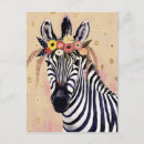 Sök efter zebra vykort Safari