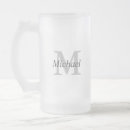 Sök efter wedding monogram frostade glas muggar Elegant