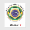 Sök efter brasiliansk flagga klistermärken Fotboll