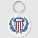Sök efter emblem nyckelringar Usa