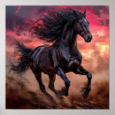 Sök efter häst målning konst Svart hästkonst