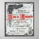 Sök efter fransk parfym posters Vintage annons