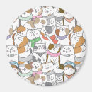 Sök efter förtjusande kattunge magneter Kawaii