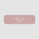 Sök efter namnbrickor skyltar Logotyp