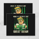 Sök efter rolig st patricks day inbjudningar Shamrock